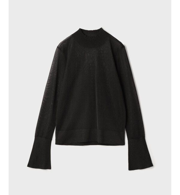 GRACE CONTINENTAL「シアーハイネックニットトップ」|その他|