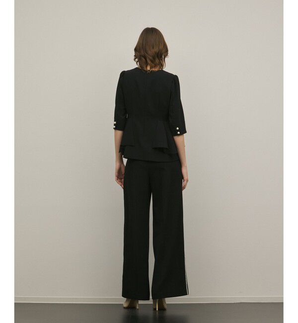 GRACE CONTINENTAL「トリアセペプラムトップ」|その他|