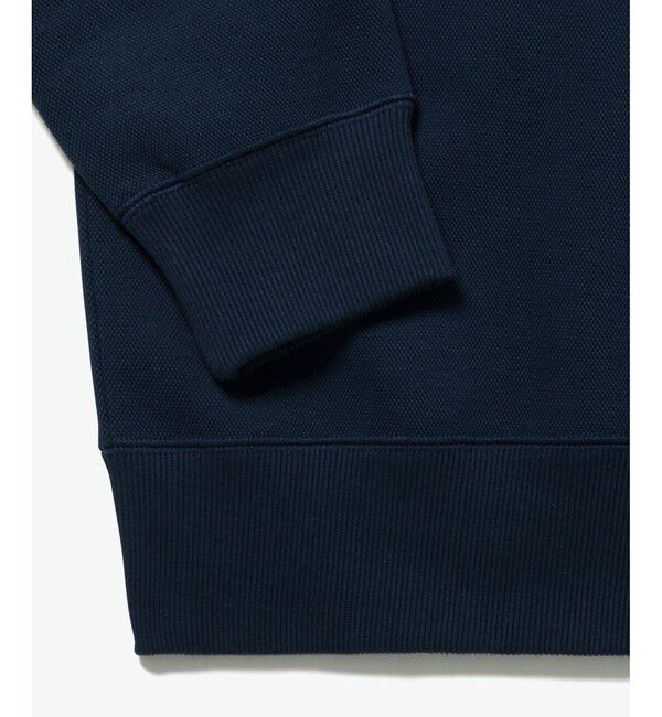 LACOSTE「鹿の子ニットワントーンフーディー / 鹿の子ニットプルオーバーパーカー」|パーカー|