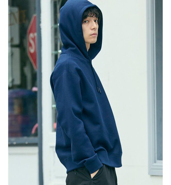 LACOSTE「鹿の子ニットワントーンフーディー / 鹿の子ニットプルオーバーパーカー」|パーカー|