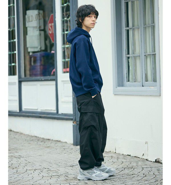 LACOSTE「鹿の子ニットワントーンフーディー / 鹿の子ニットプルオーバーパーカー」|パーカー|