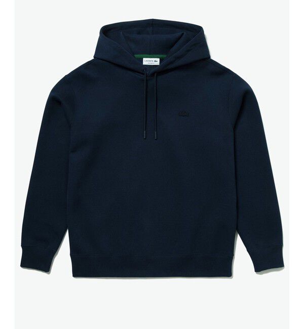 LACOSTE「鹿の子ニットワントーンフーディー / 鹿の子ニットプルオーバーパーカー」|パーカー|