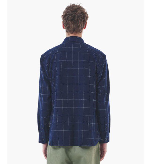 LACOSTE「2WAYストレッチ ウインドウペンチェックボタンダウンシャツ」|シャツ・ブラウス|