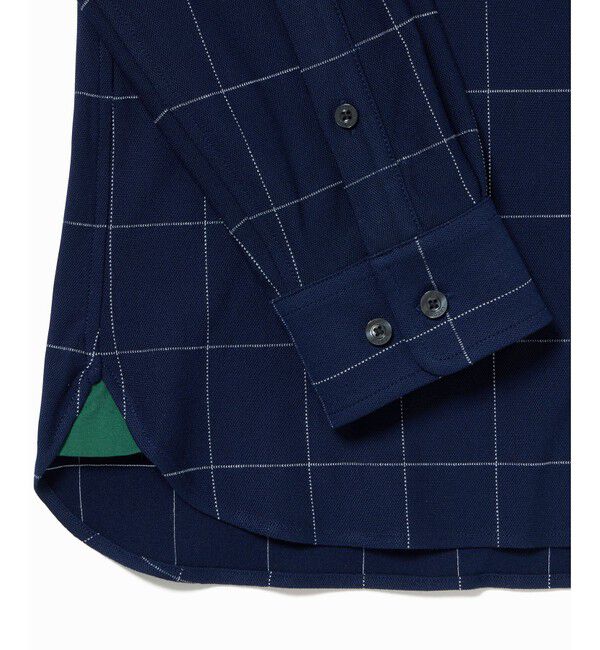 LACOSTE「2WAYストレッチ ウインドウペンチェックボタンダウンシャツ」|シャツ・ブラウス|