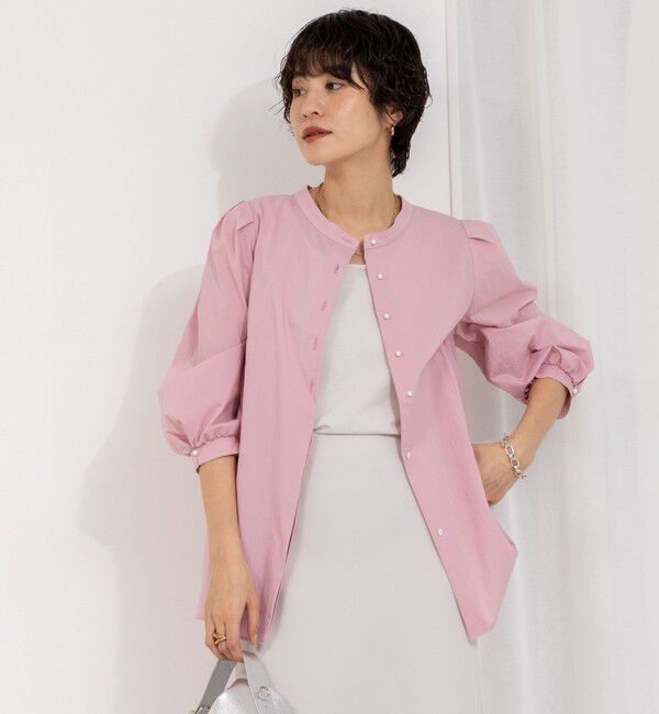 NOLLEY'S「《手洗い可能》サテン&times;ベア天2WAYタンクトップ」|タンクトップ|