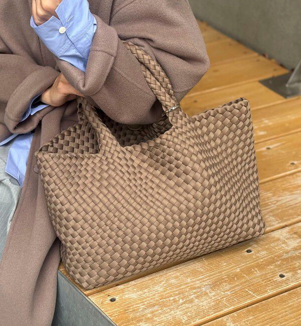 NOLLEY'S「メッシュトートバッグM【MD 二見☆別注カラーあり】」|トートバッグ|ブラウンベージュ系2