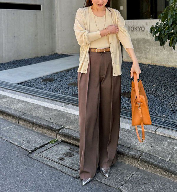 NOLLEY'S sophi「《アンサンブル対応》《手洗い可能》イタリー糸ホルターネックタンクトップ」|タンクトップ|