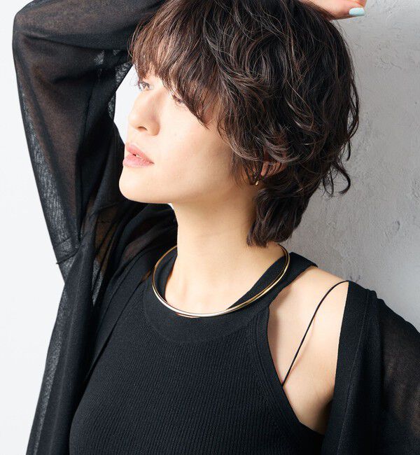 NOLLEY'S sophi「《アンサンブル対応》《手洗い可能》イタリー糸ホルターネックタンクトップ」|タンクトップ|