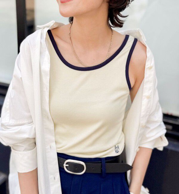 NOLLEY'S「【MAQWEL/マクウェル】リンガーリブタンクトップ」|タンクトップ|