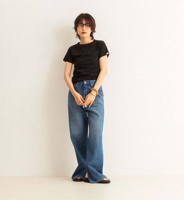 NOLLEY'S「【MAQWEL/マクウェル】MARUDOハーフスリーブTee」|Tシャツ・カットソー|