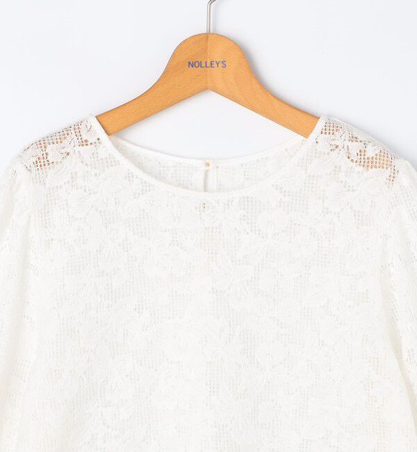 NOLLEY'S「ウォッシャブルレース2WAYブラウス」|シャツ・ブラウス|