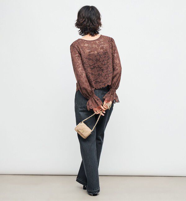 NOLLEY'S「ウォッシャブルレース2WAYブラウス」|シャツ・ブラウス|