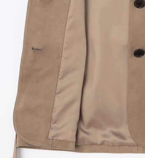 NOLLEY'S「《セットアップ対応》ストレッチスエードベルテッドジレ」|ベスト・ジレ|