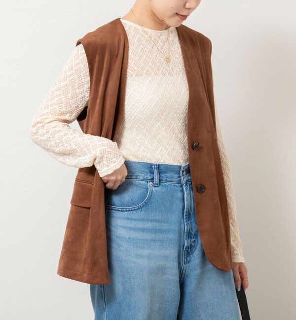 NOLLEY'S「2WAYレースカーディガン」|カーディガン|