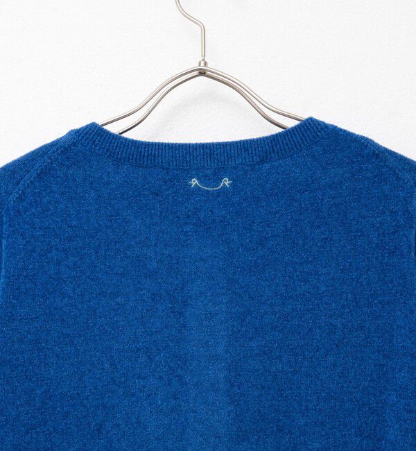 Rie Miller「《手洗い可能》《アンサンブル対応》モールヤーンクルーネックカーディガン」|カーディガン|