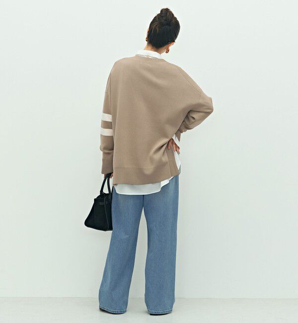 NOLLEY'S「《手洗い可能》レタードVネックニットカーディガン」|カーディガン|