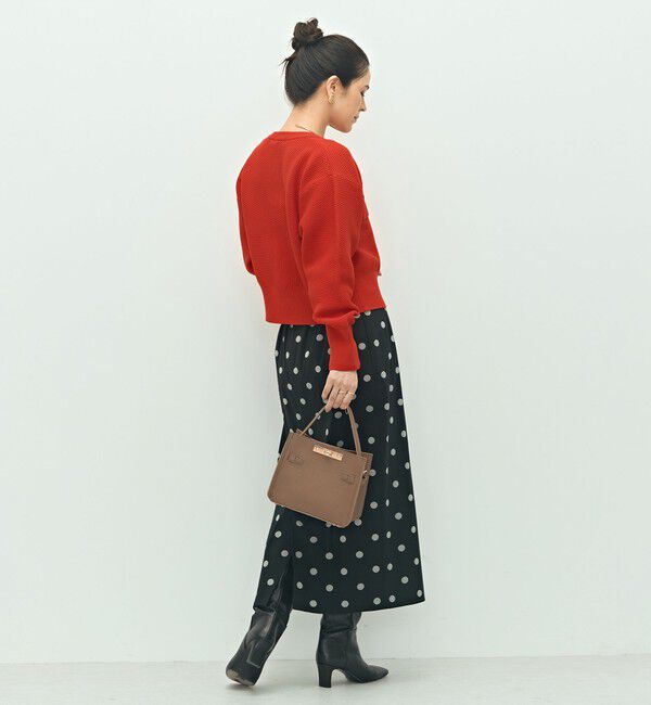 NOLLEY'S「《手洗い可能》鹿の子編みクルーネックカーディガン」|カーディガン|