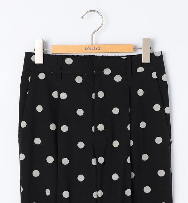 NOLLEY'S「ウォッシャブルストレッチドットジャガードテーパードパンツ」|その他|