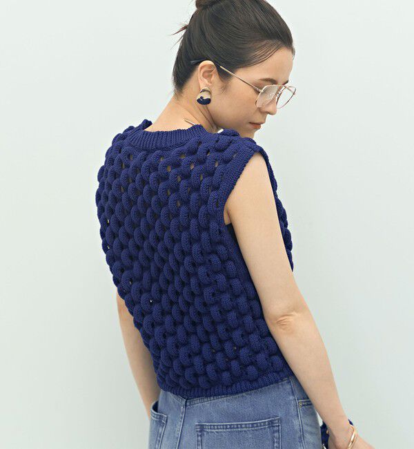 Laraaji「《手洗い可能》3D柄ベスト」|ベスト・ジレ|