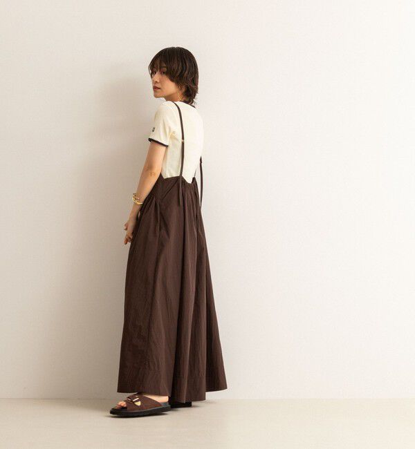 MAQWEL「【追加】【MAQWEL/マクウェル】ソフトタフタワンピース」|ワンピース|