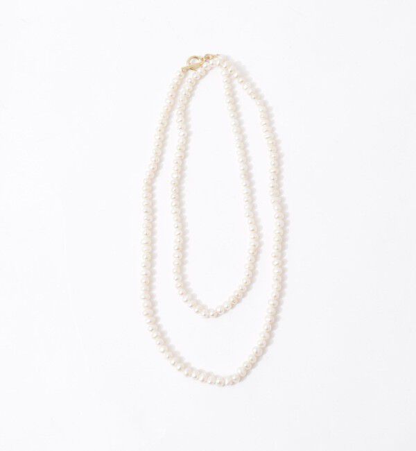 grace grace「淡水パールロングネックレス」|ネックレス|