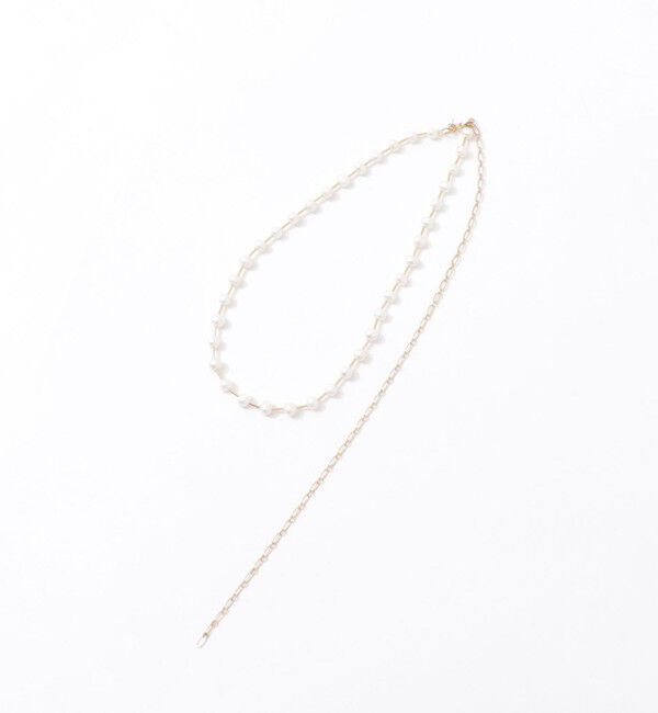 grace grace「【grace grace/グラスグラス】【WEB STAFF守屋☆】パイプ淡水パールネックレス」|ネックレス|