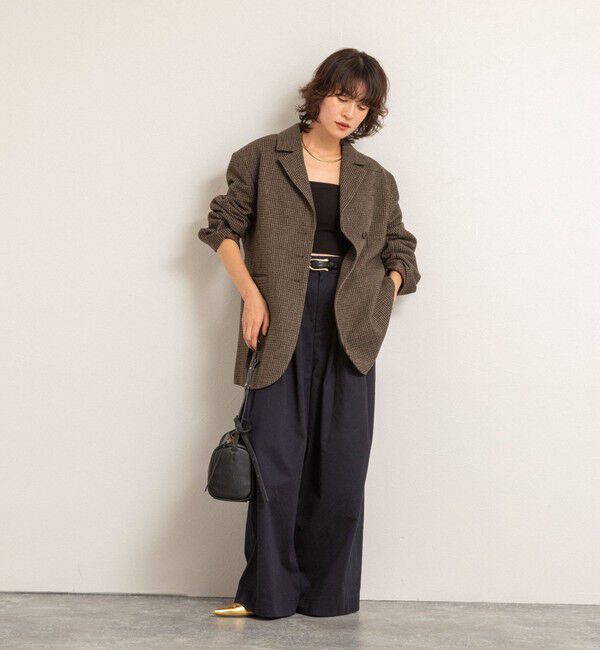 MAQWEL「【MAQWEL/マクウェル】ウォッシャブルタックワイドパンツ」|その他|