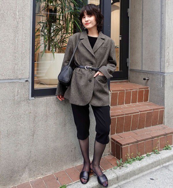 MAQWEL「【MAQWEL/マクウェル】ウォッシャブルカプリジョーゼットパンツ」|その他|