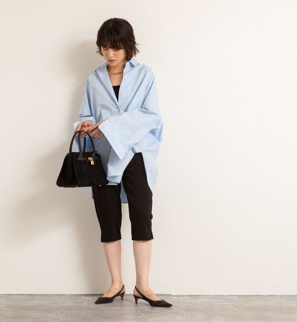 MAQWEL「【MAQWEL/マクウェル】ウォッシャブルカプリジョーゼットパンツ」|その他|