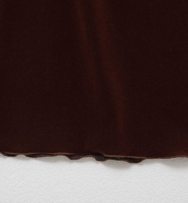 MAQWEL「【MAQWEL/マクウェル】ウォッシャブルベロアロングスカート」|スカート|