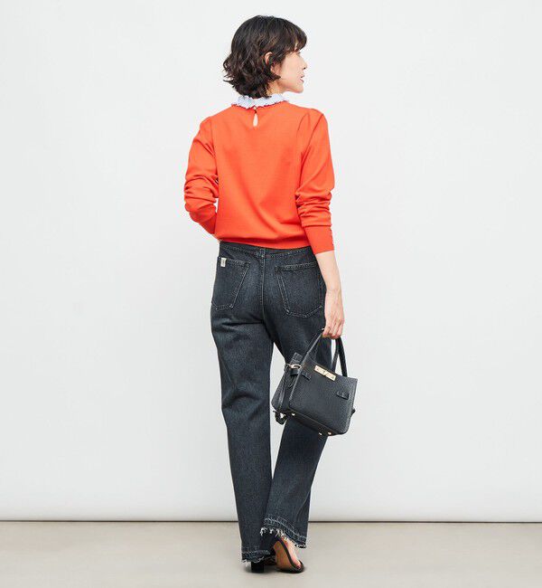 NOLLEY'S「プリーツ衿取り外しプルオーバーニット」|ニット・セーター|