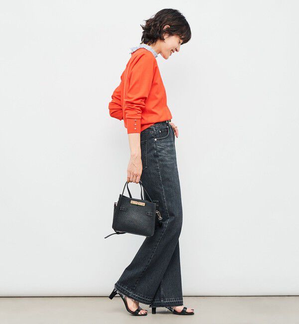 NOLLEY'S「プリーツ衿取り外しプルオーバーニット」|ニット・セーター|