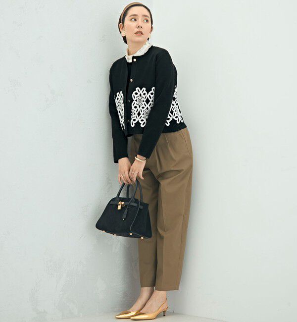 NOLLEY'S「プリーツ衿取り外しプルオーバーニット」|ニット・セーター|