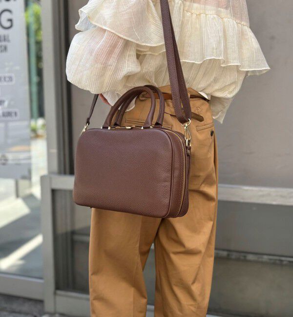 NOLLEY'S「スクエアスリムボストン」|ボストンバッグ|