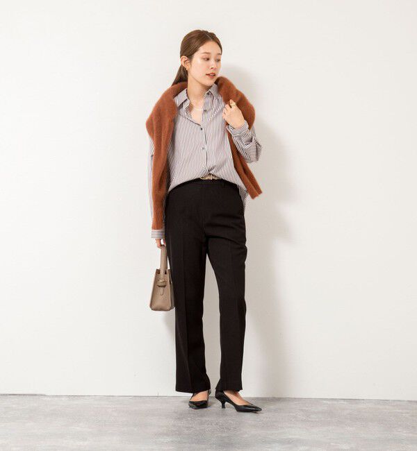 NOLLEY'S「《セットアップ対応》ウォッシャブルストレッチギャババックスリットパンツ」|その他|