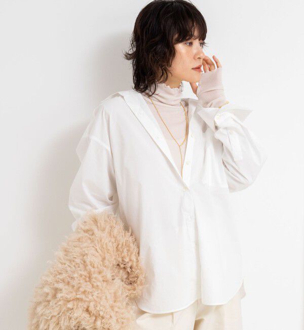 NOLLEY'S「MY STANDARD ウォッシャブルリブタートルネック」|Tシャツ・カットソー|