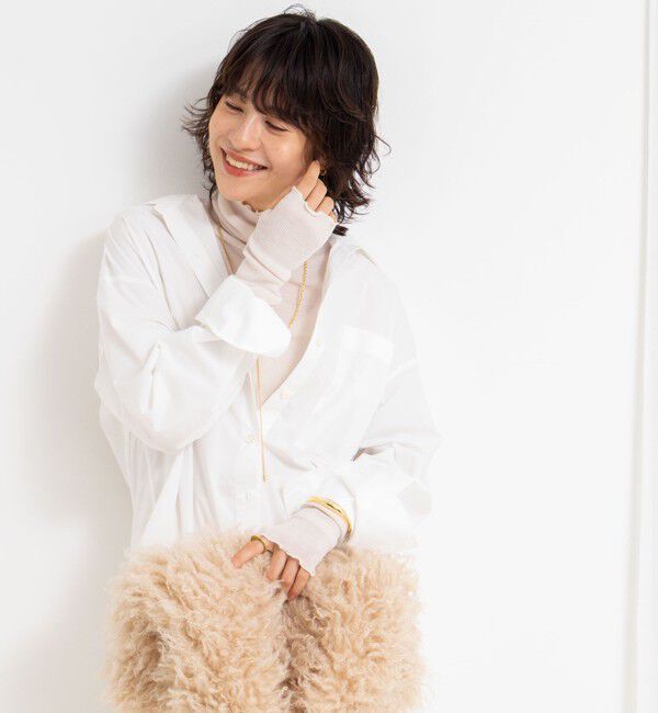 NOLLEY'S「MY STANDARD ウォッシャブルリブタートルネック」|Tシャツ・カットソー|