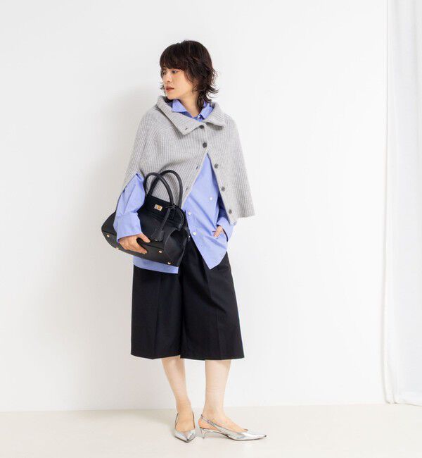 NOLLEY'S「《手洗い可能》2WAYニットポンチョ」|ニット・セーター|