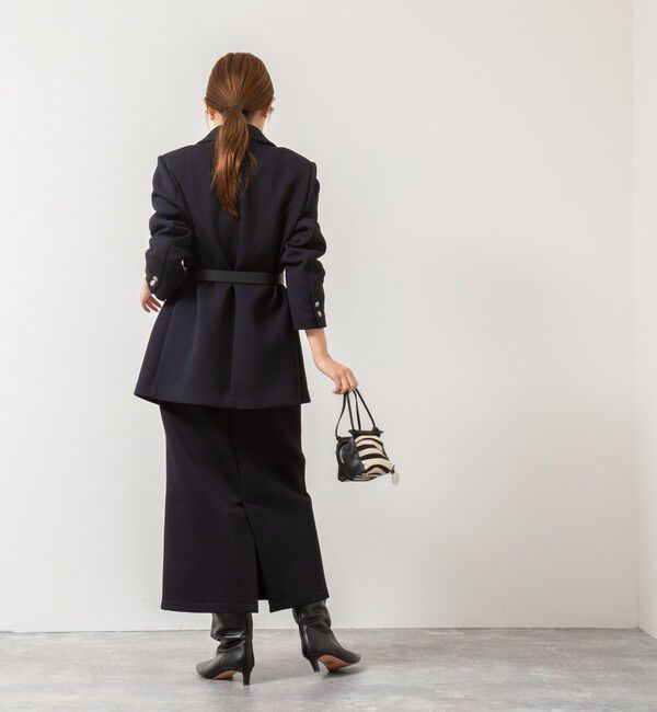 NOLLEY'S「《セットアップ対応》ウォッシャブルエアボールタイトスカート」|タイト|