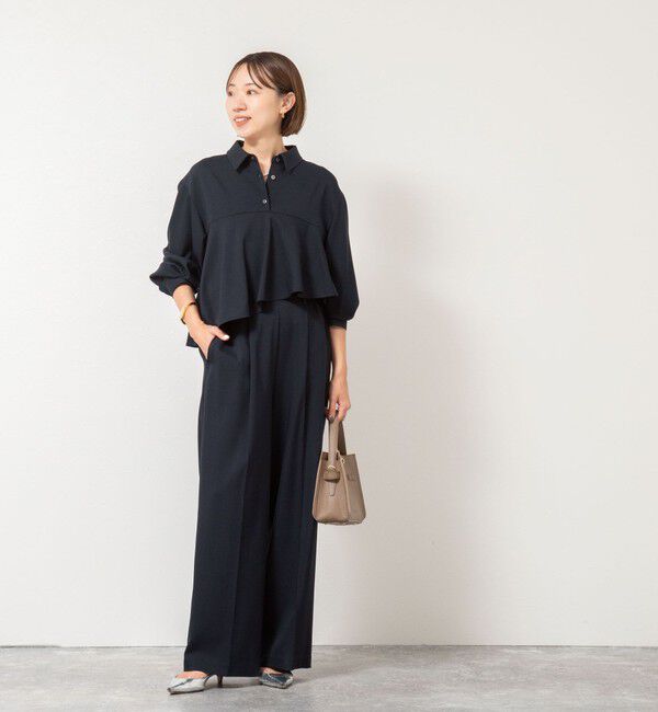 NOLLEY'S「【一部WEB限定色アイテム】ウォッシャブルフリルプルオーバーブラウス」|シャツ・ブラウス|