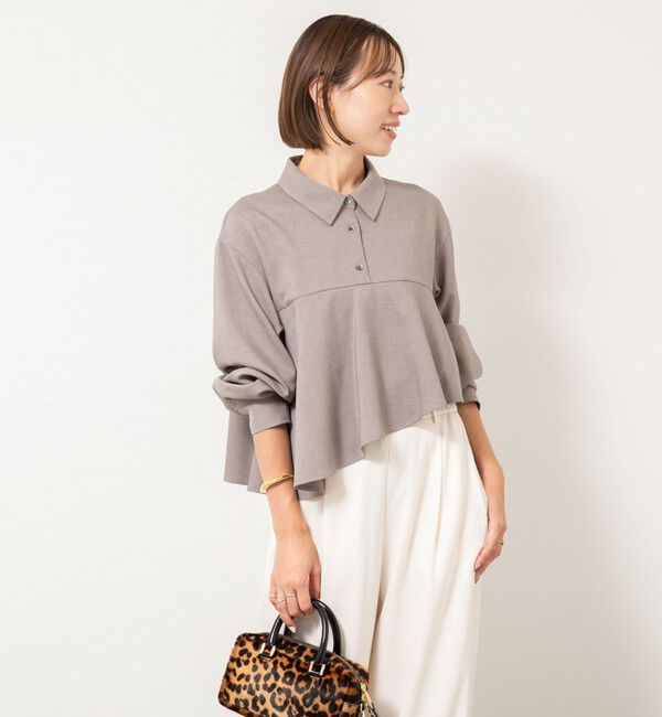 NOLLEY'S「【一部WEB限定色アイテム】ウォッシャブルフリルプルオーバーブラウス」|シャツ・ブラウス|