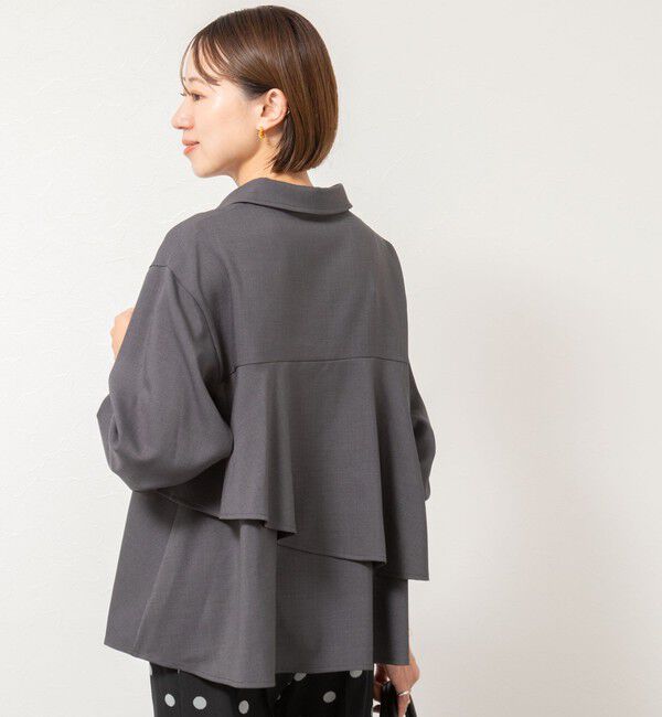 NOLLEY'S「【一部WEB限定色アイテム】ウォッシャブルフリルプルオーバーブラウス」|シャツ・ブラウス|