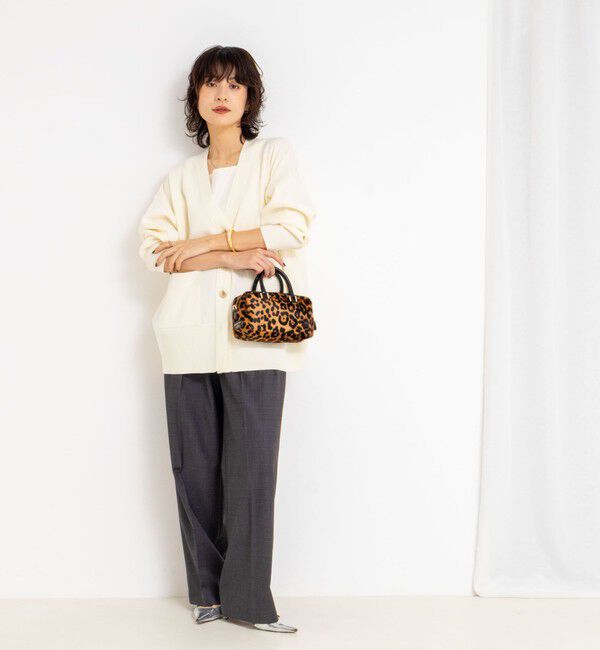 NOLLEY'S sophi「《手洗い可能》総針ビックVネックカーディガン」|カーディガン|