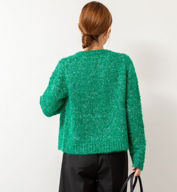 NOLLEY'S「モヘアスパンコールカーディガン」|カーディガン|