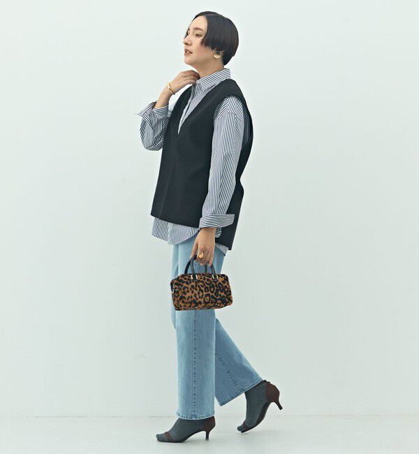 NOLLEY'S「ウォッシャブルストレッチジャージベスト」|ベスト・ジレ|