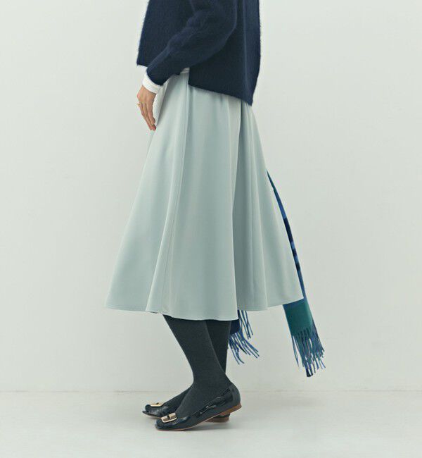 NOLLEY'S「ウォッシャブル2WAYストレッチフレアスカート」|フレア|