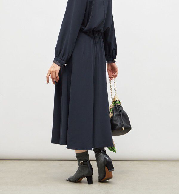 NOLLEY'S「ウォッシャブル2WAYストレッチフレアスカート」|フレア|