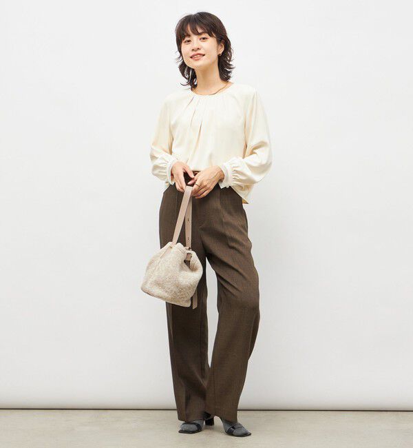 NOLLEY'S「ウォッシャブル2WAYストレッチブラウス」|シャツ・ブラウス|