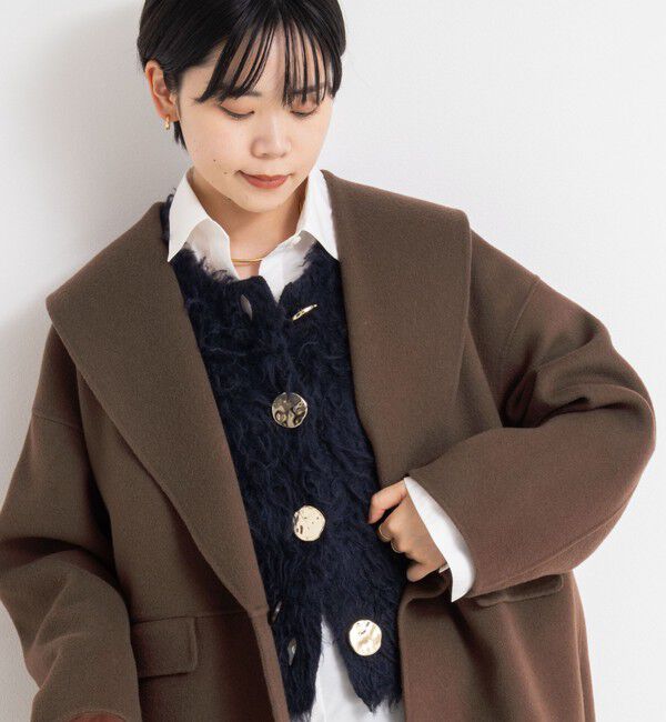 NOLLEY'S sophi「SUPER140リバーショールコート」|その他|