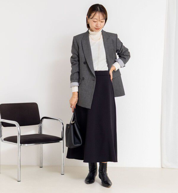 NOLLEY'S sophi「《セットアップ対応》ウォッシャブルダンボールフレアスカート」|フレア|